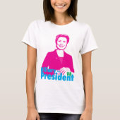 Hillary Clinton voor President T-shirt (Voorkant)