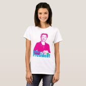 Hillary Clinton voor President T-shirt (Voorkant volledig)