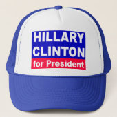 Hillary Clinton voor President Trucker Pet (Voorkant)
