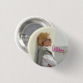 Hillary Clinton voor President (zonnebril) 2016 Ronde Button 3,2 Cm (Voorkant /achterkant)