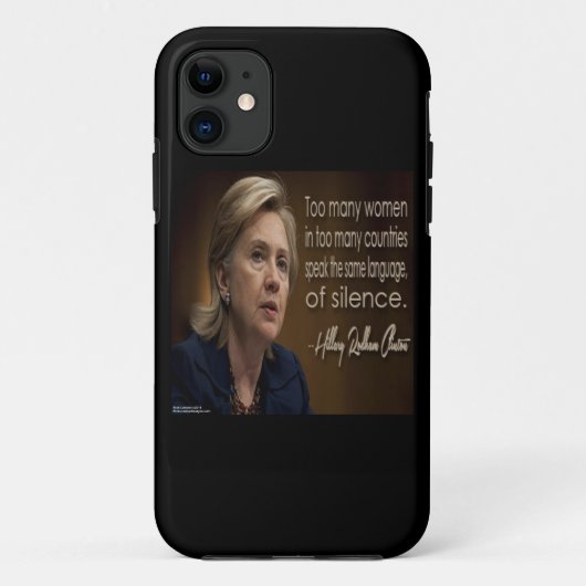 Hillary Clinton Vrouwen R Stil iPhone 6 Hoesje (Achterkant)