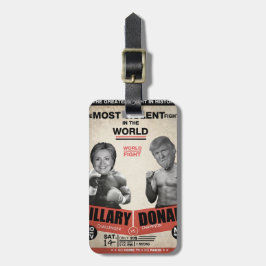 Hillary Clinton vs. Donald Trump 2016 Bagagelabel