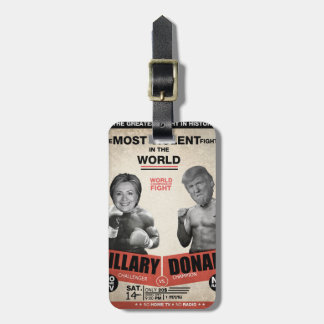 Hillary Clinton vs. Donald Trump 2016 Bagagelabel