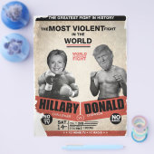 Hillary Clinton vs. Donald Trump 2016 Flyer (Enkel)