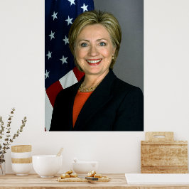 Hillary Clinton Waarde Poster Papier