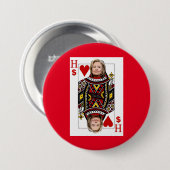 Hillary Clinton: Wall Street Queen Ronde Button 7,6 Cm (Voorkant /achterkant)