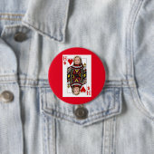 Hillary Clinton: Wall Street Queen Ronde Button 7,6 Cm (In situ)