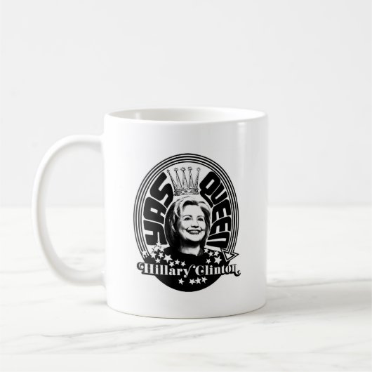 Hillary Clinton Yas Queen Classic Mok (Links)