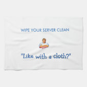Hillary Cloth - Veeg uw server schoon! Theedoek (Horizontaal)