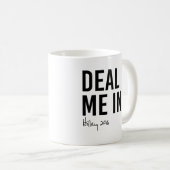 Hillary - Deal me in - Koffiemok (Voorkant rechts)