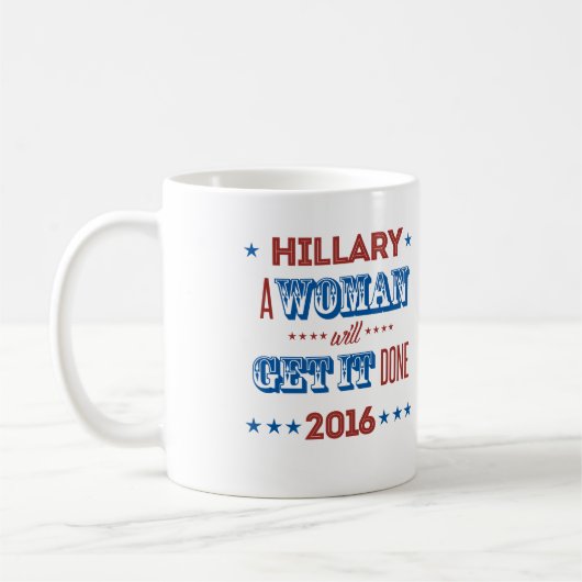 Hillary - Een vrouw zal het doen - Koffiemok (Links)