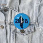 Hillary (elke dag drinken) ronde button 7,6 cm (In situ)