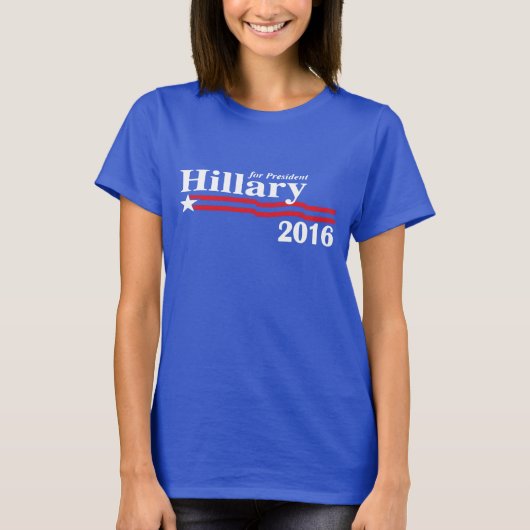Hillary for President 2016 T-shirt (Voorkant)
