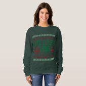 Hillary for President in 2016 Ugly Holiday Sweater (Voorkant volledig)