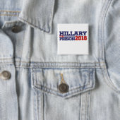 Hillary for Prison 2016 anti-hillary Vierkante Button 5,1 Cm (In situ)