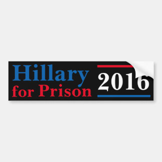 Hillary for Prison 2016 Bumpersticker