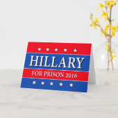"HILLARY FOR PRISON 2016" KAART (Gele Bloem)