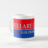 "HILLARY FOR PRISON 2016" KOFFIEMOK (Voorkant links)