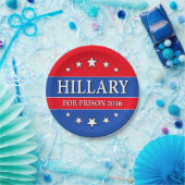 "HILLARY FOR PRISON 2016" PAPIEREN BORDJE (Feest)