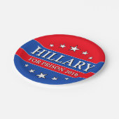 "HILLARY FOR PRISON 2016" PAPIEREN BORDJE (Gekanteld)