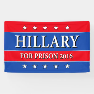 "HILLARY FOR PRISON 2016" SPANDOEK