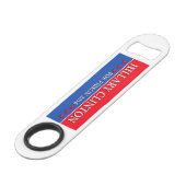 "HILLARY FOR PRISON 2016" SPEED FLESSENOPENER (Achterkant Gekanteld)