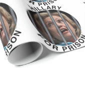 Hillary for Prison Cadeaupapier (Rol Hoek)