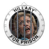 Hillary for Prison Dartbord (Voorkant)