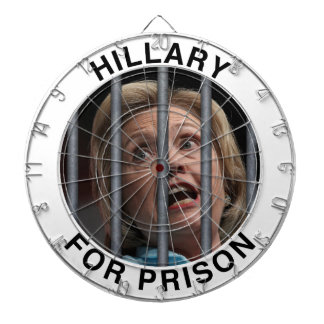 Hillary for Prison Dartbord