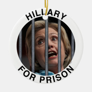 Hillary for Prison Keramisch Ornament