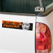 Hillary for Prison -.png Bumpersticker (Op Truck)