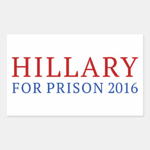 Hillary for Prison Rechthoekige Sticker