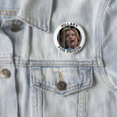 Hillary for Prison Ronde Button 5,7 Cm (In situ)