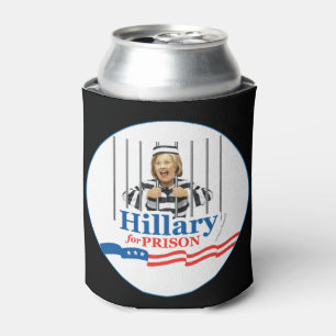 HILLARY FOR PRISON! Vergrendelen van de gevangene Blikjeskoeler