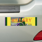 Hillary for USA President We zijn sterker samen Bumpersticker (Op auto)