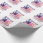 Hillary for USA President We zijn sterker samen Cadeaupapier (Hoek)