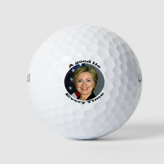 Hillary Good Lie Golfballen (Voorkant)