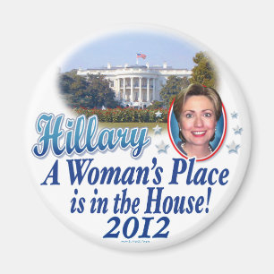 Hillary House 2012 door ButtonZUP Magneet