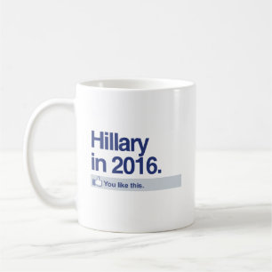 HILLARY IN 2016 - JIJ HOUDT VAN DIT.png Koffiemok