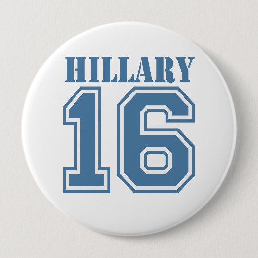 HILLARY IN 2016.png Ronde Button 4,0 Cm (Voorkant)