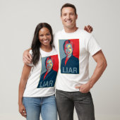 Hillary is een liar (T-shirt van Mannen) T-shirt (Unisex)