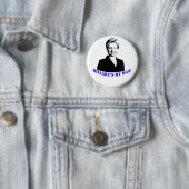 Hillary is mijn Man. Ronde Button 5,7 Cm (In situ)