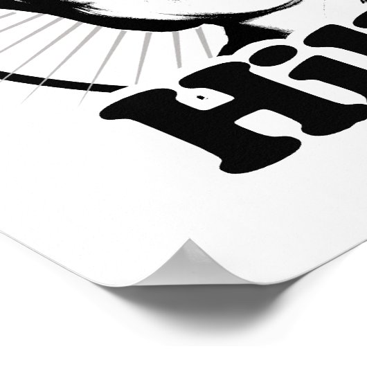 HILLARY IS MY HOMEGIRL -.png Poster (Hoek)