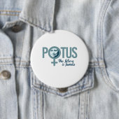 Hillary is POTUS - De toekomst is vrouw - Verkiezi Ronde Button 4,0 Cm (In situ)