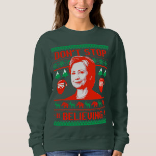 Hillary Kerstmis - Stop niet met geloven - Trui