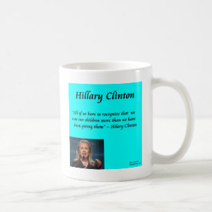 Hillary Kinderen "Voor De Kinderen" Citaat Koffiemok
