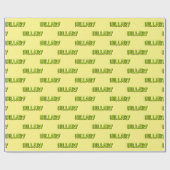 Hillary Kiwi Fruit Geschenk papier Geschenkpapier (Vlak)