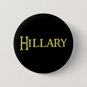 Hillary, knop, te koop! ronde button 5,7 cm