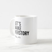 Hillary - Laten we Make Herstory - Koffiemok (Voorkant links)