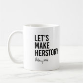 Hillary - Laten we Make Herstory - Koffiemok (Links)